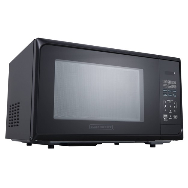 Black decker 1 1 Cu Ft 1000w Microwave Oven Stainless Steel Black