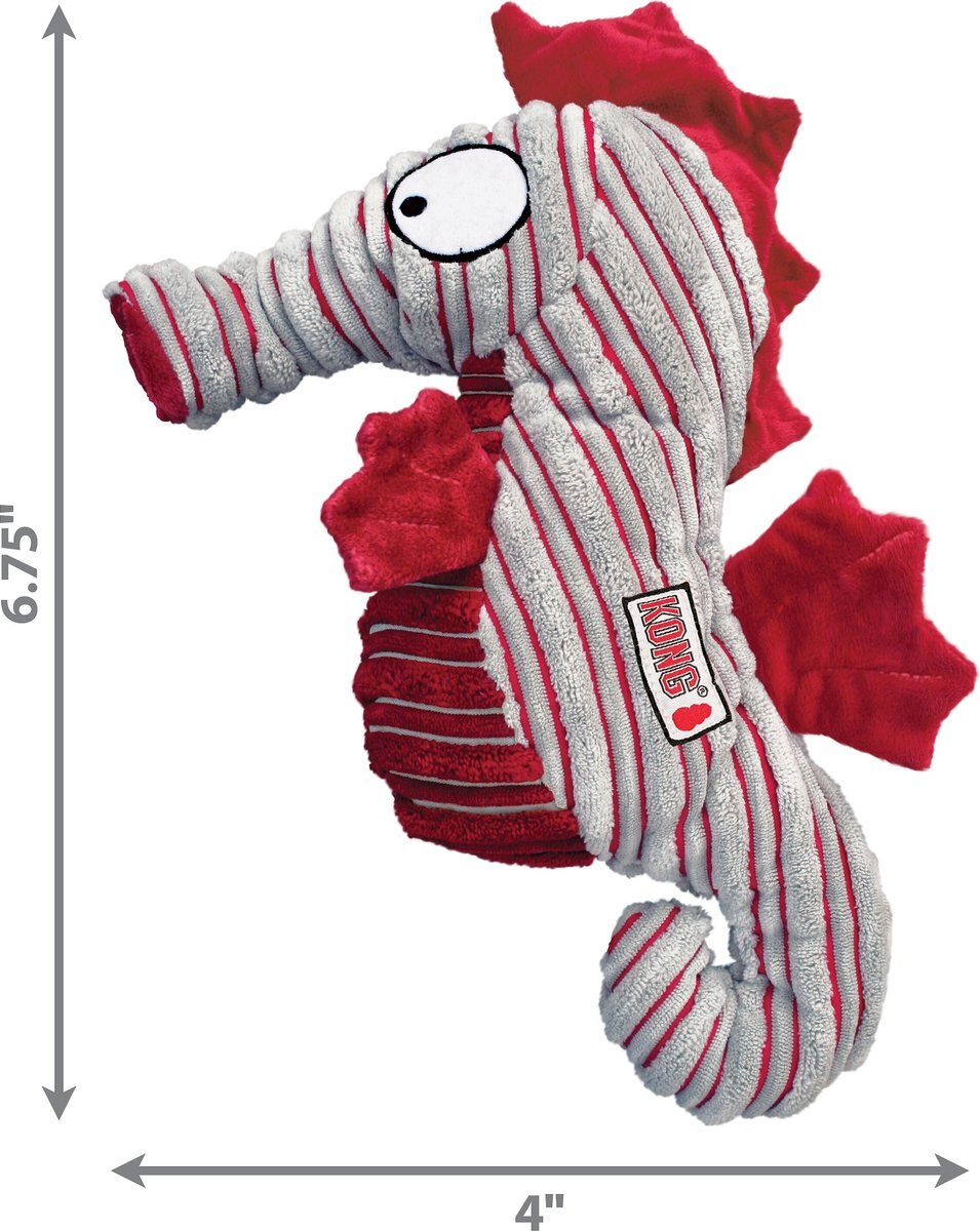 KONG CuteSeas Seahorse Dog Toy