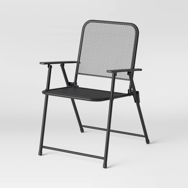 Metal Mesh Folding Outdoor Portable Sport Chair