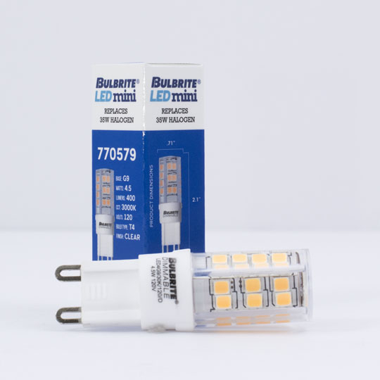 Bulbrite Led T4 Bi Pin (G9) 4.5W Dimmable Light Bu...