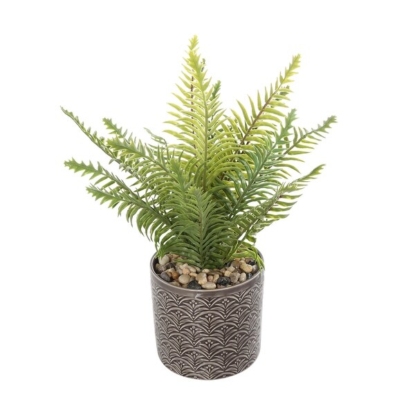 Green Faux Foliage Artificial Plant