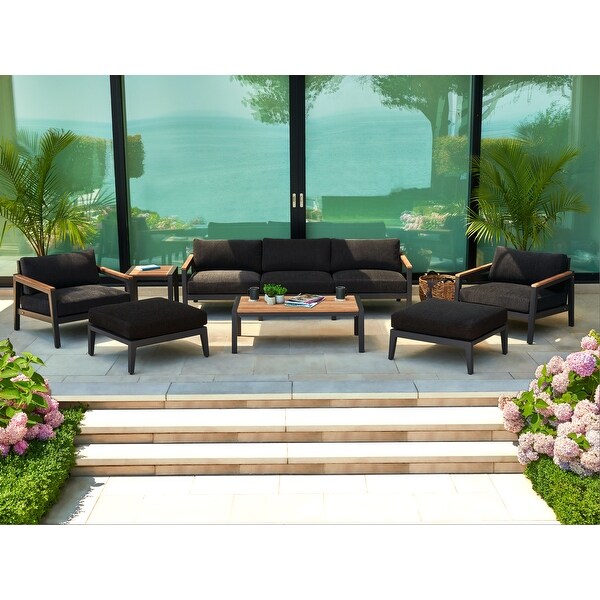 NewAge Products Outdoor Furniture Rhodes 4 Seater Patio Chat Set