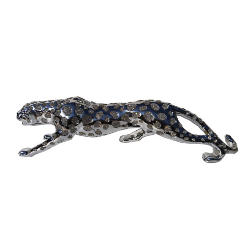 Ambrose Diamond Encrusted Chrome Plated Panther (4...