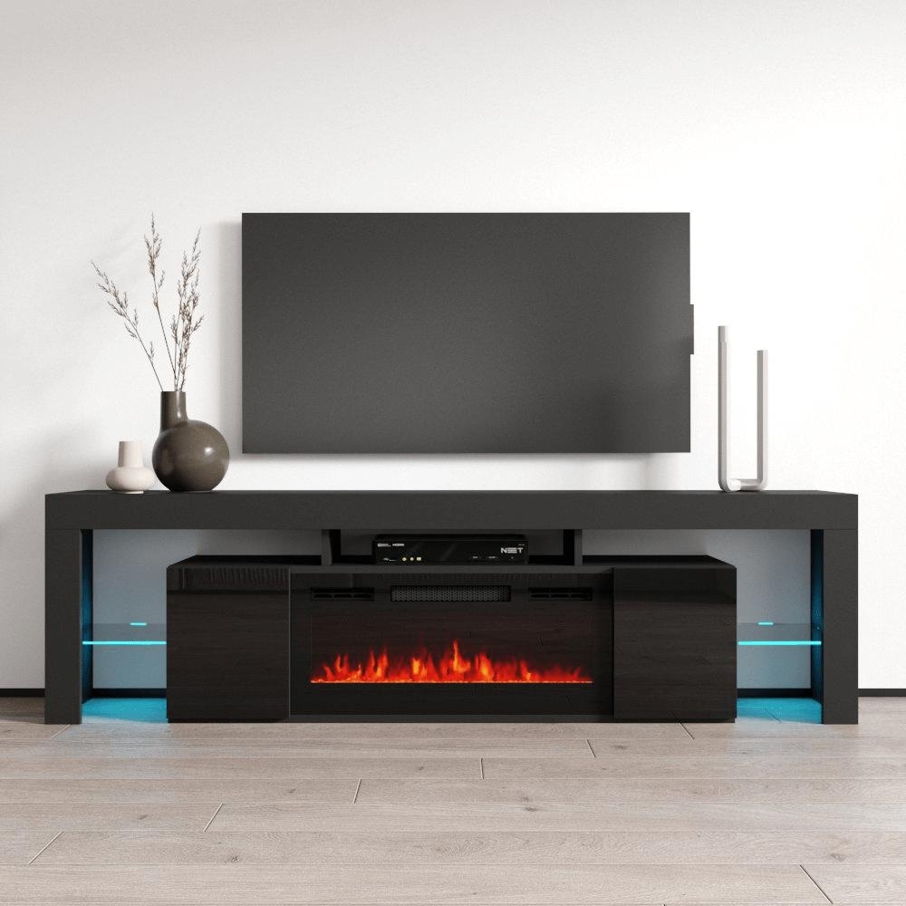 Soleo BL EF Electric Fireplace 79\