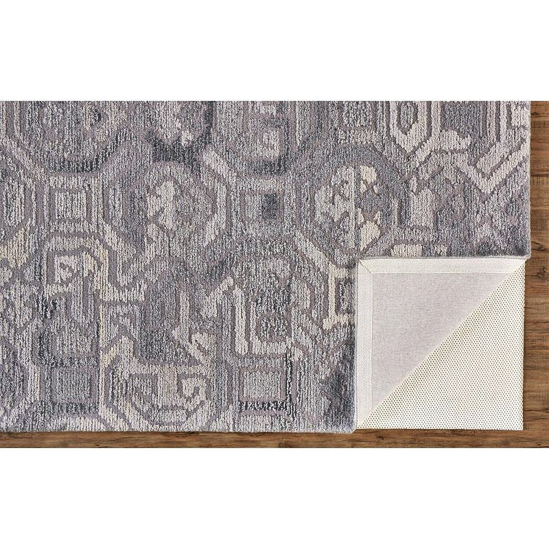 Weave and Wander Palatez Gray Ornamental Area Rug