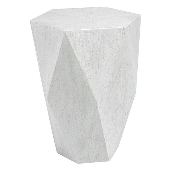 Uttermost Volker White Side Table