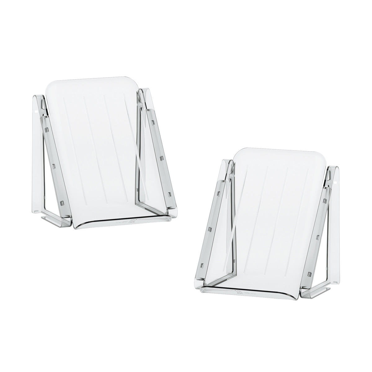 Umbra Terrace Clear Stacking Shoe Rack Set of 2