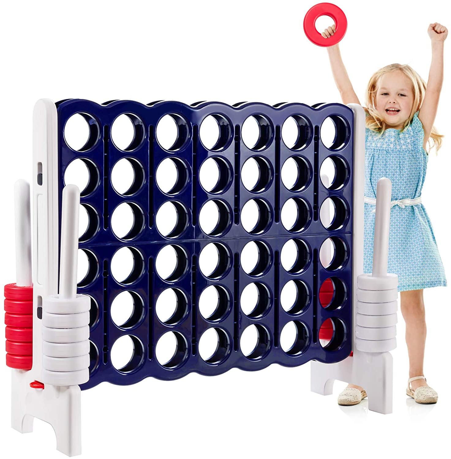 Costzon Giant 4-in-A-Row, Jumbo 4-to-Score Giant Games for Kids Adults