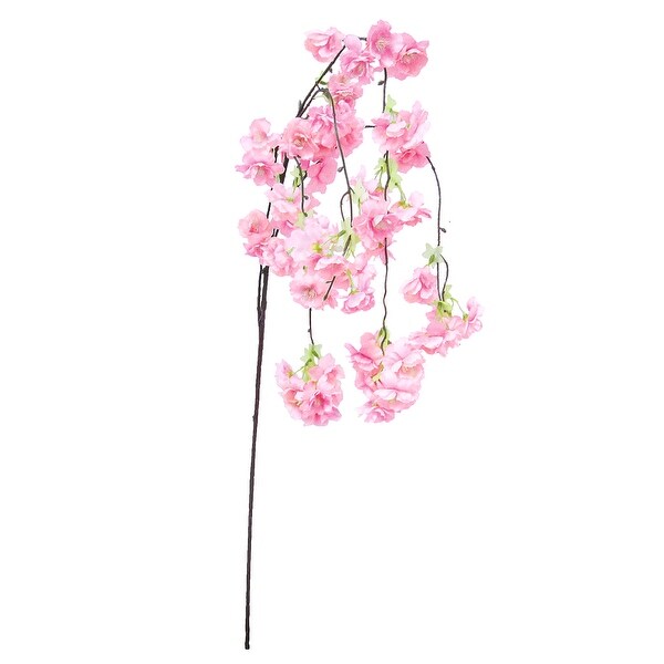 Set of 3 Artificial Hanging Japanese Cherry Blossom Flower Stem Spray 51in