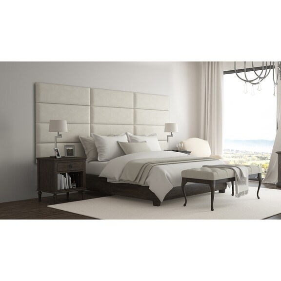 Vant Upholstered Wall Panels (Headboards) Sets of 4， Micro Suede - - 12063235