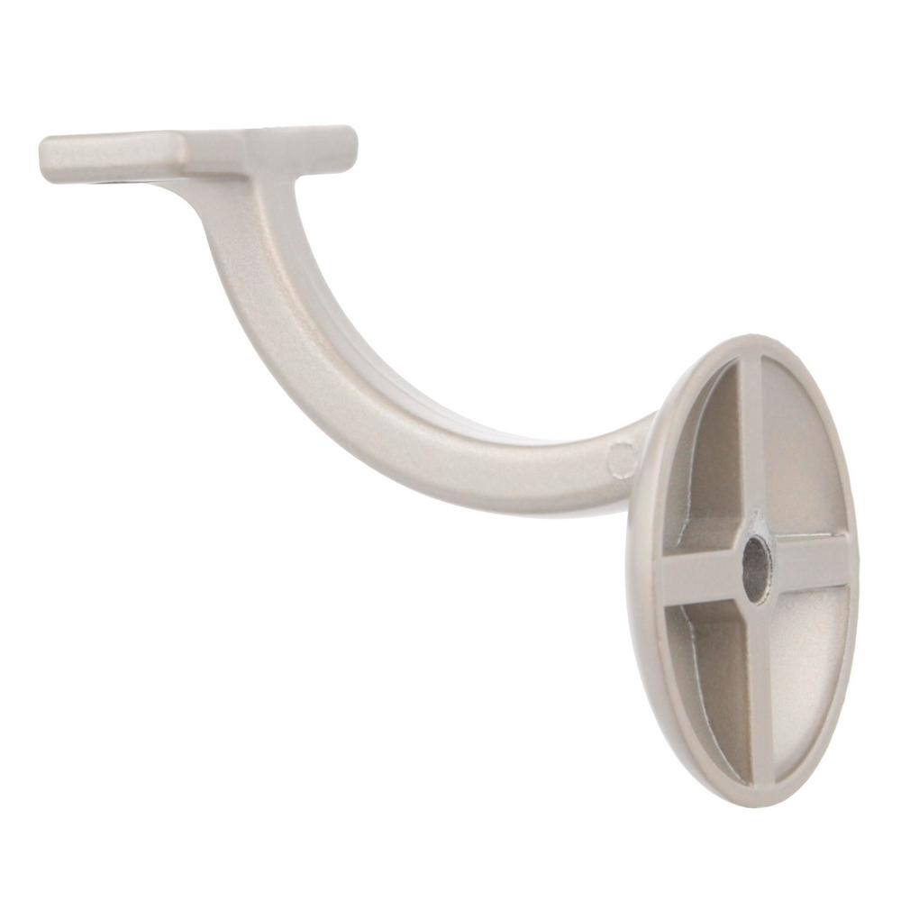 EVERMARK Stair Parts 601-B-MD Brushed Nickel Stair-Rail Wall Bracket Accessory 9001211