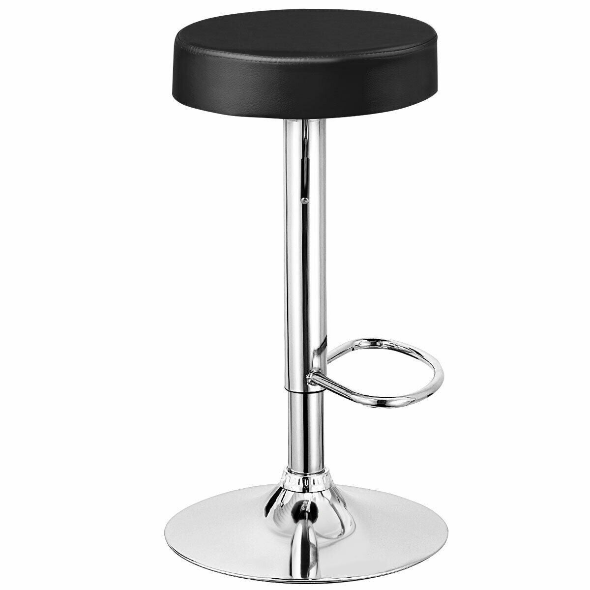 1 PC Round Bar Stool Adjustable Swivel Pub Chair - 14