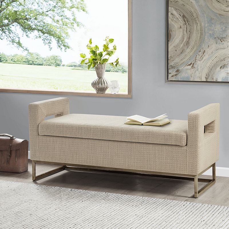 Madison Park Maye Storage Ottoman