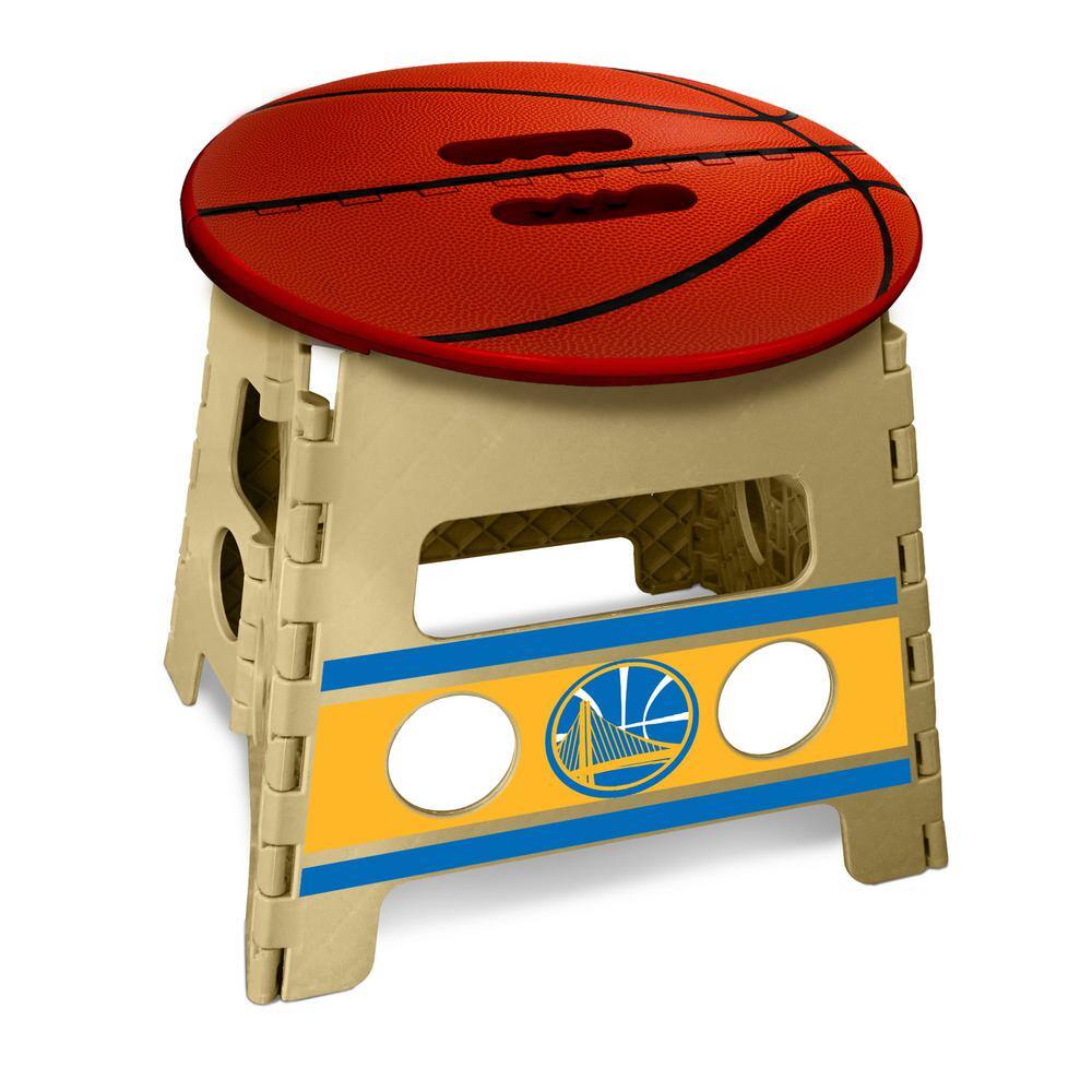 FANMATS NBA Golden State Warriors Plastic Folding Step Stool 24402