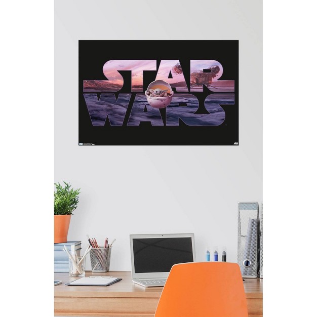 Star Wars The Mandalorian Pod baby Yoda Premium Poster