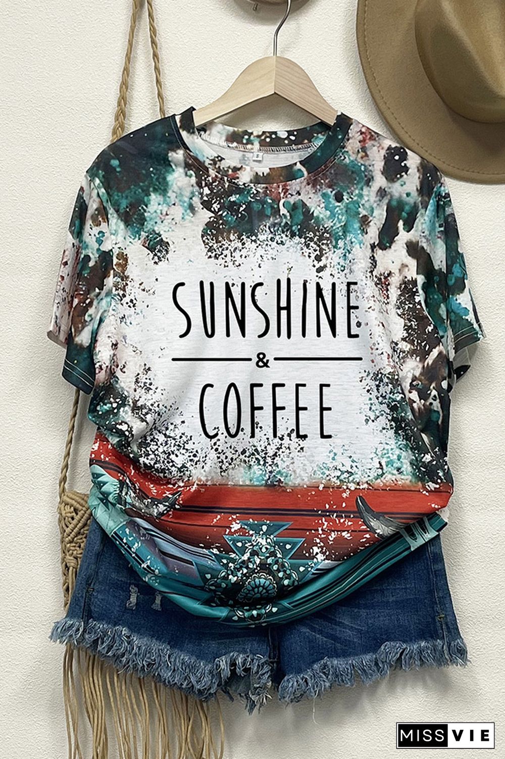 Sunshine and Coffee Graphic Tee