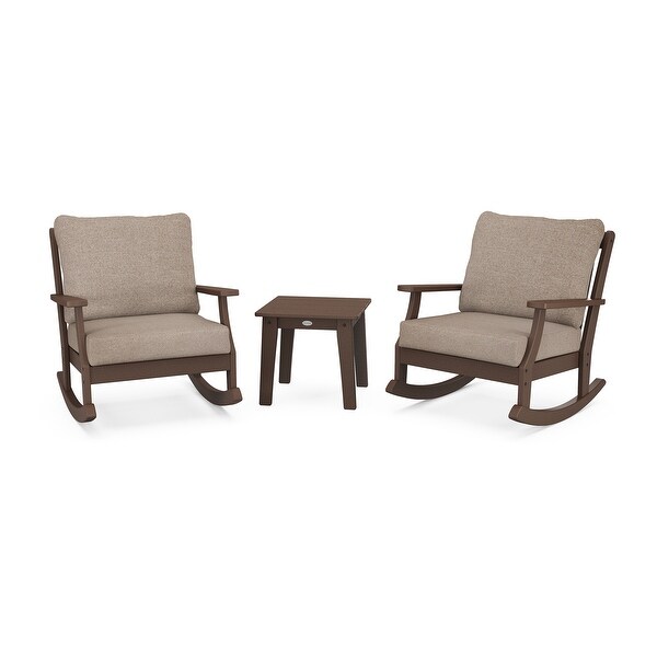 POLYWOOD Braxton 3Piece Deep Seating Rocker Set