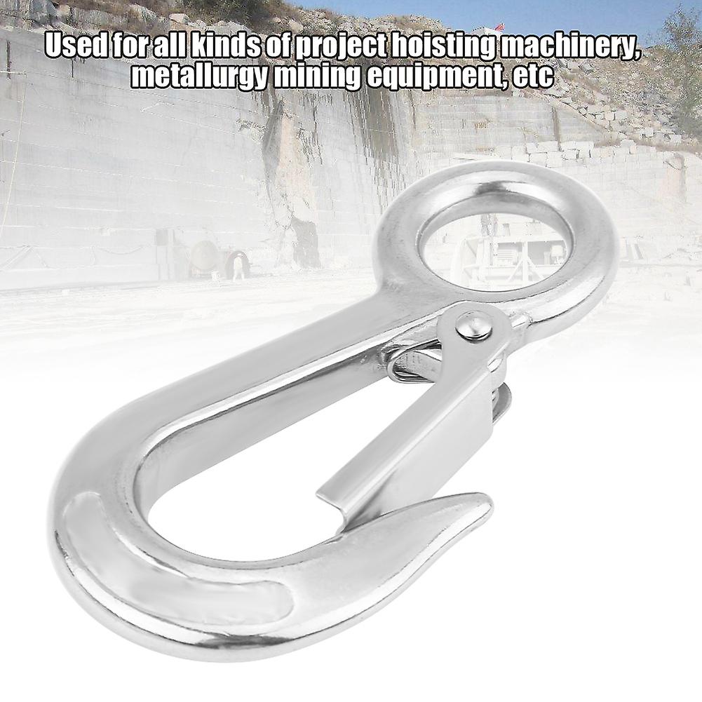 304 Stainless Steel Large Cargo Hook Working Load Capacity Crane Hook 0.3t