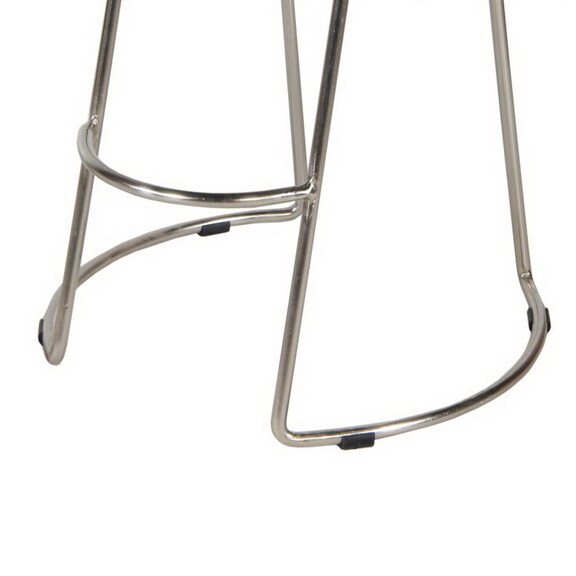 Ela 30 inch Bar Stool with Mango Wood Saddle Seat ...