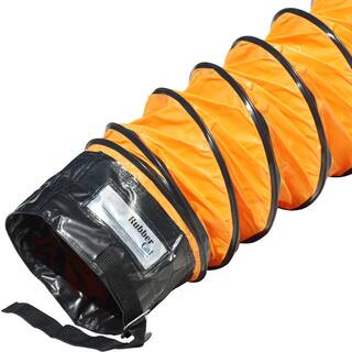 Rubber-Cal 20 in. D x 25 ft. Air Ventilator Orange Coil - Flexible Ducting - Orange 01-191-20