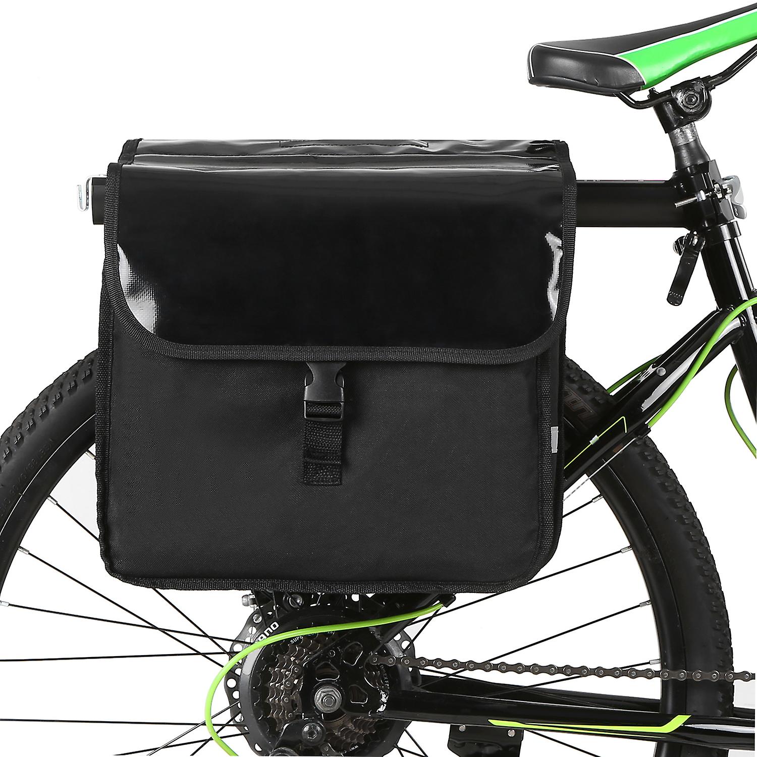 28l Water Resistant Bicycle Rear Seat Carrier Bag Rack Trunk Bags Bike Commuter Bag Pannier