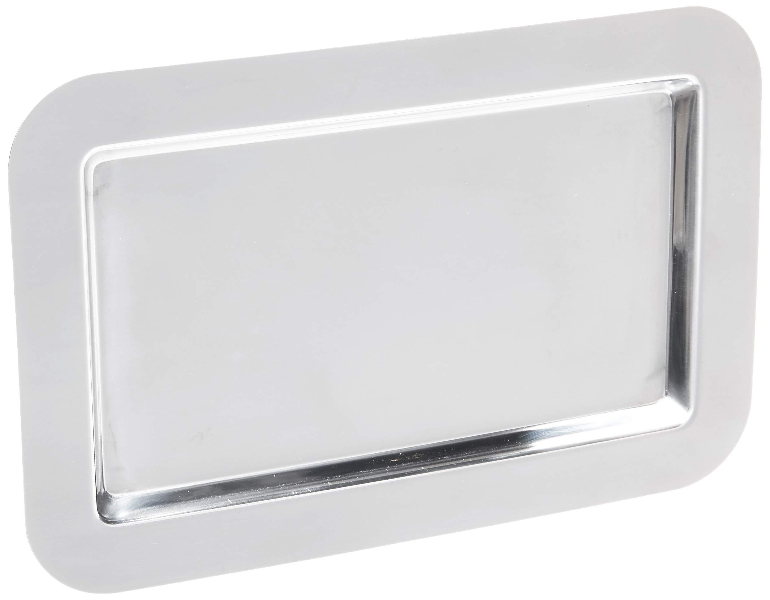 Frieling USA 18/10 Mirrored Finish Stainless Steel Serving Tray， 9.4-Inch by 5.6-Inch