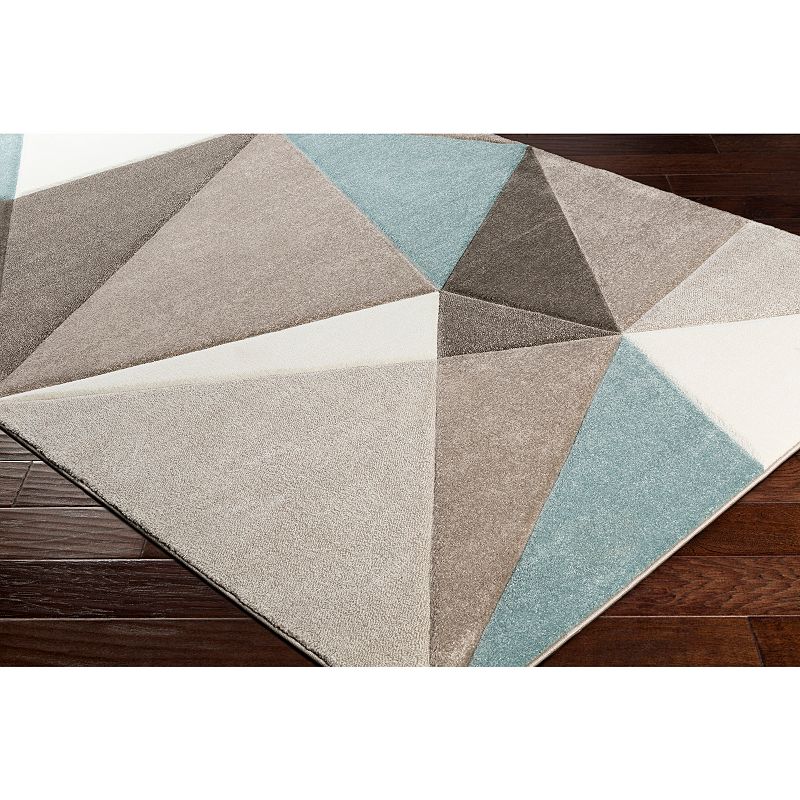 Decor 140 Manila Geometric Triangles Area Rug