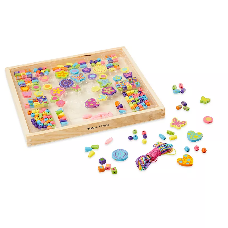 Melissa and Doug Bead Bouquet Wooden Bead Set