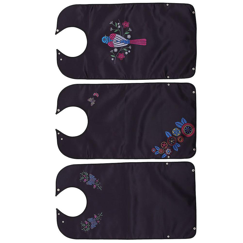 3pcs Reusable Adult Bibs Wear-resistant Clothing Protectors Household Elderly Bibs Adult Supply