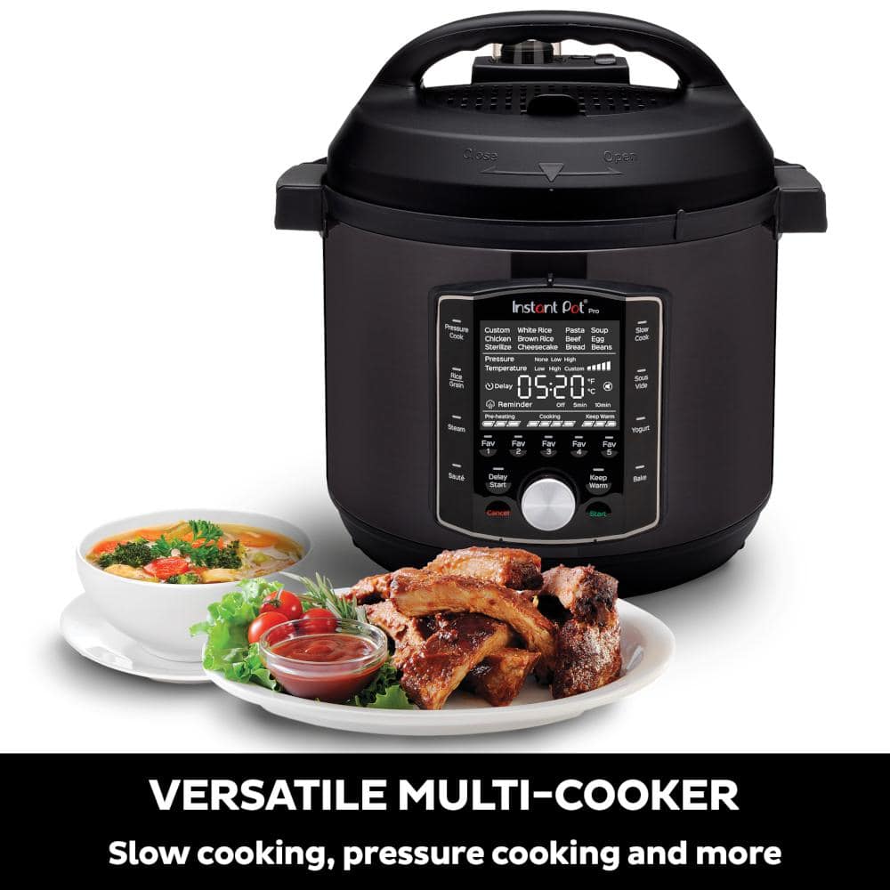 Instant Pot 6 qt. Matte Black Duo Pro Electric Pressure Cooker 112-0123-01