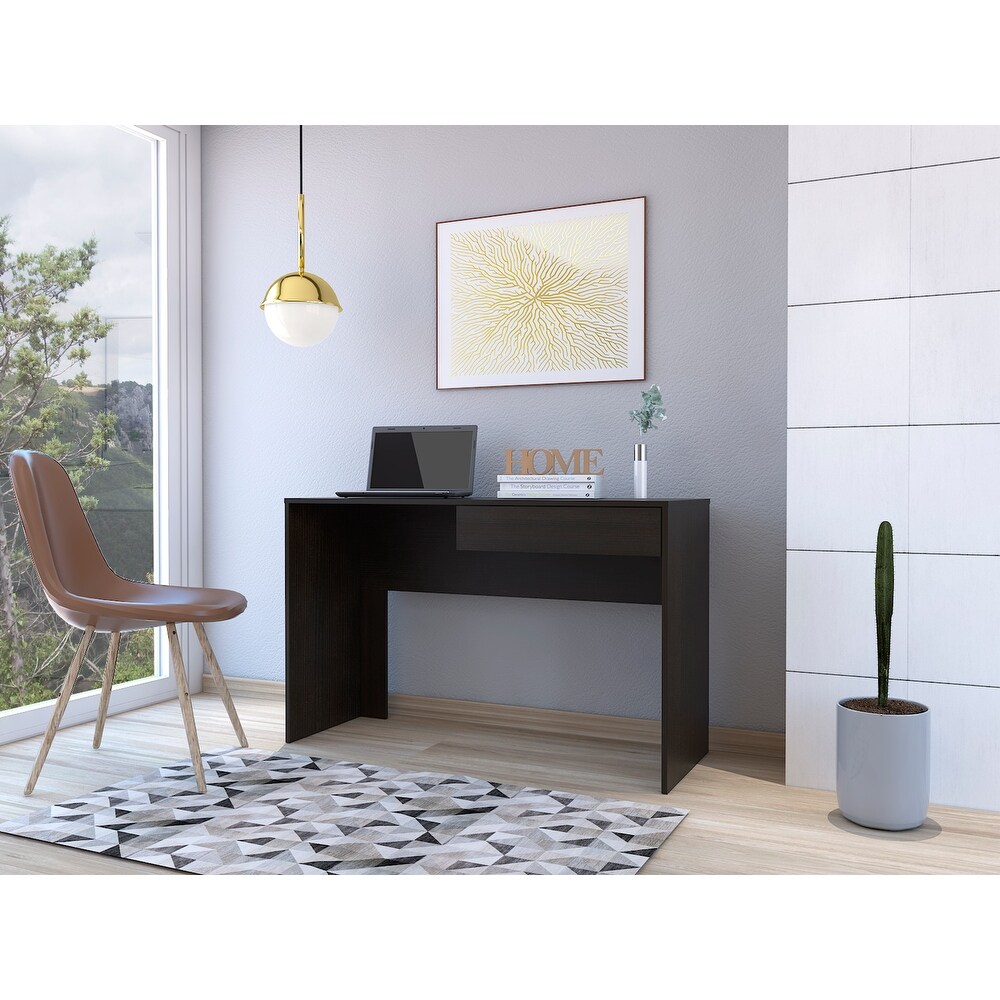 Writing Computer Desk with One Drawer and Particle Board Home Office Desk  for Living Room Etc