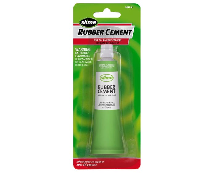 Slime Rubber Tire Cement， 1 oz. Tube - 1051-A