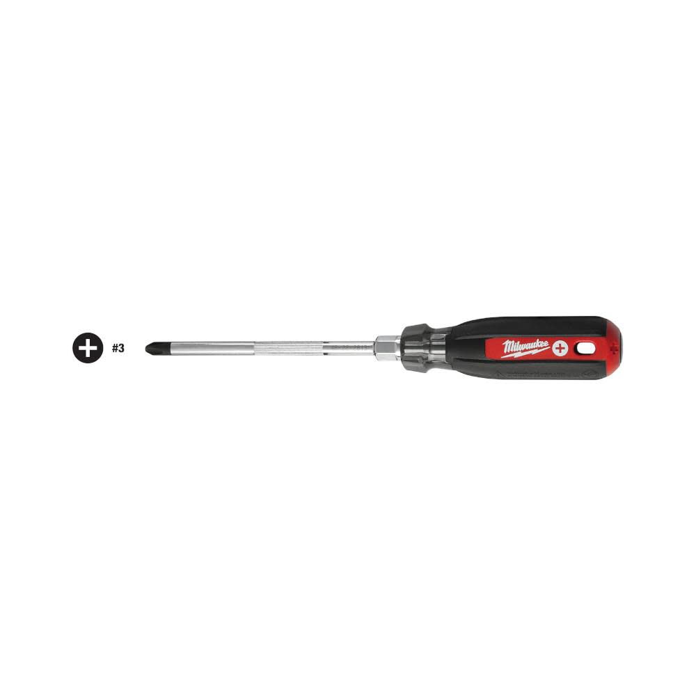 Milwaukee #3 Phillips - 6 in. Cushion Grip Screwdriver 48-22-2813 from Milwaukee