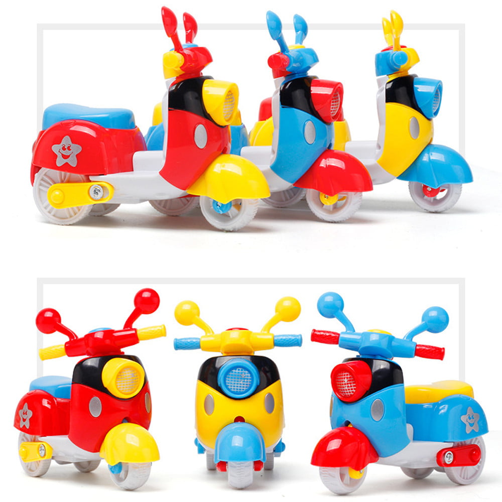 Mini Motorcycle Toy Pull Back Diecast Motorcycle Early Model Educational Toys Kids Education Toys