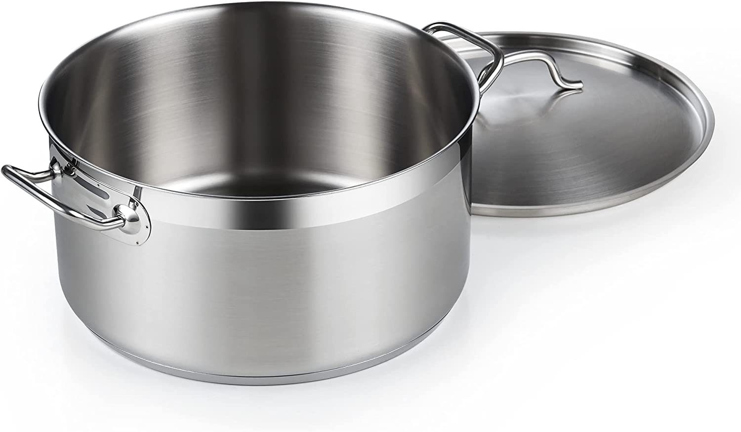 Cooks Standard Professional Stainless Steel Dutch Oven Stockpot with Lid， 9Qt