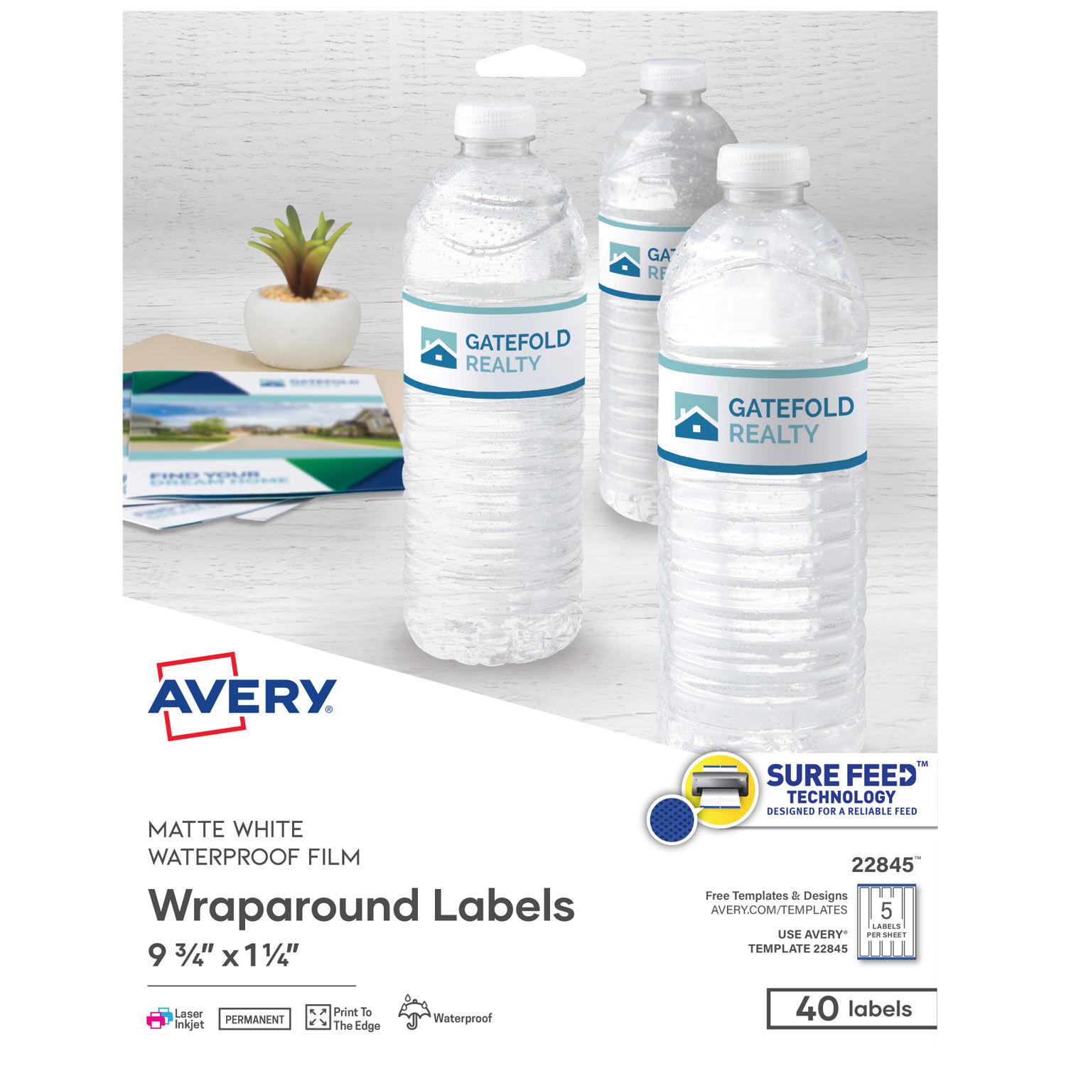 Water-Resistant Wraparound Labels w