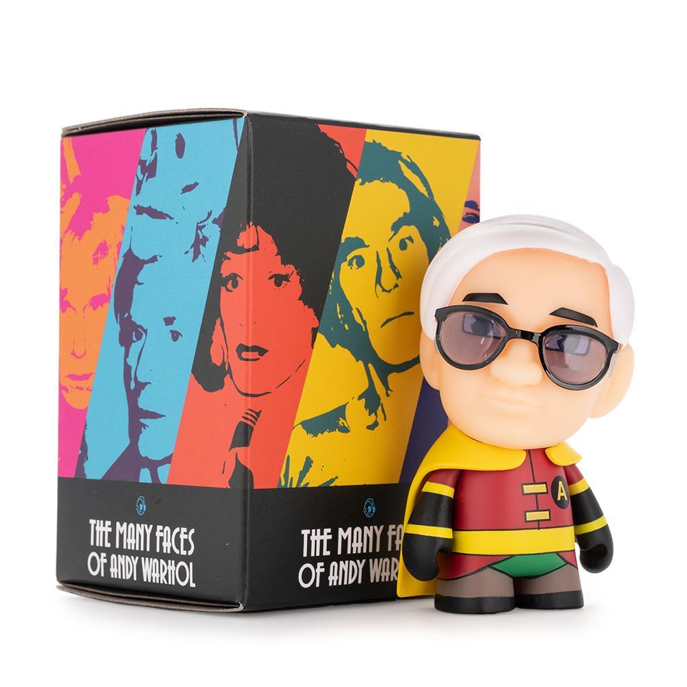 Many Faces of Andy Warhol Vinyl Figures by Kidrobot