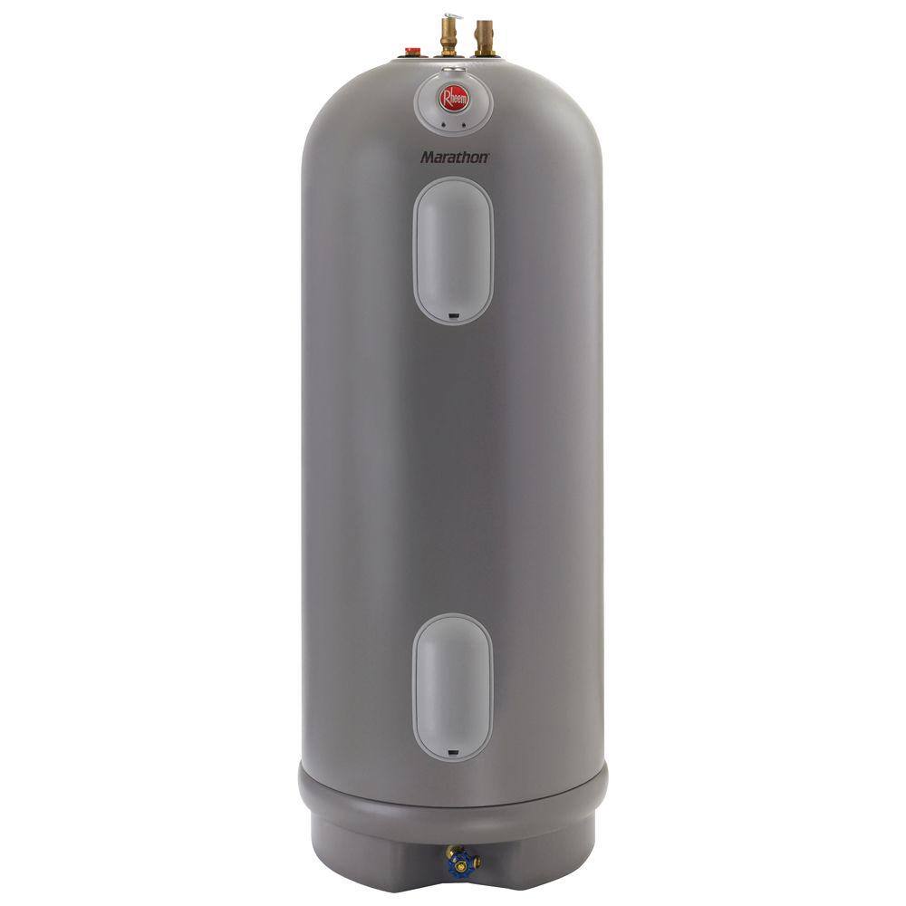 Rheem Marathon 40 Gal. Tall 45004500-Watt Elements Non Metallic Lifetime Electric Tank Water Heater MR40245