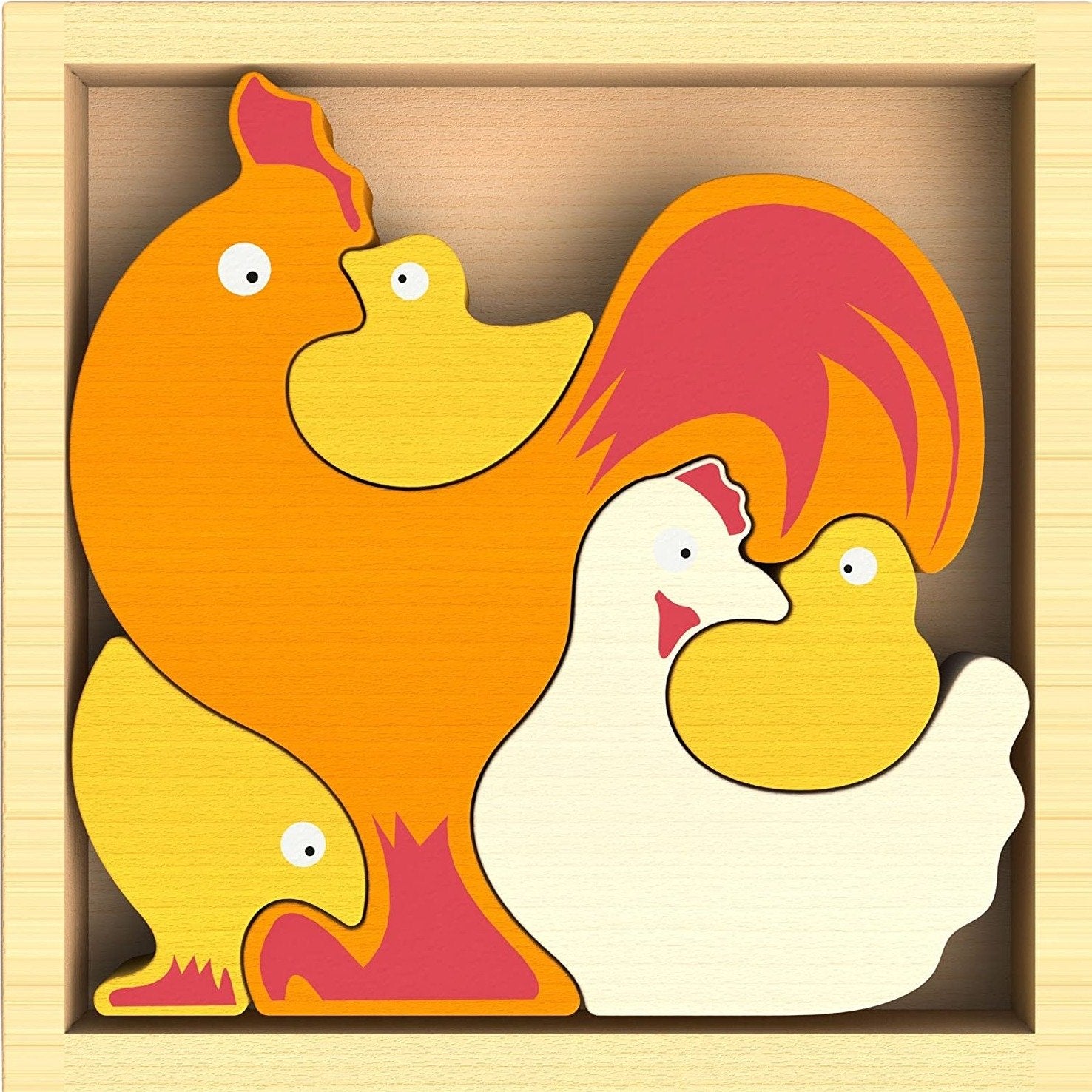 Chicken Family Puzzle by Begin Again