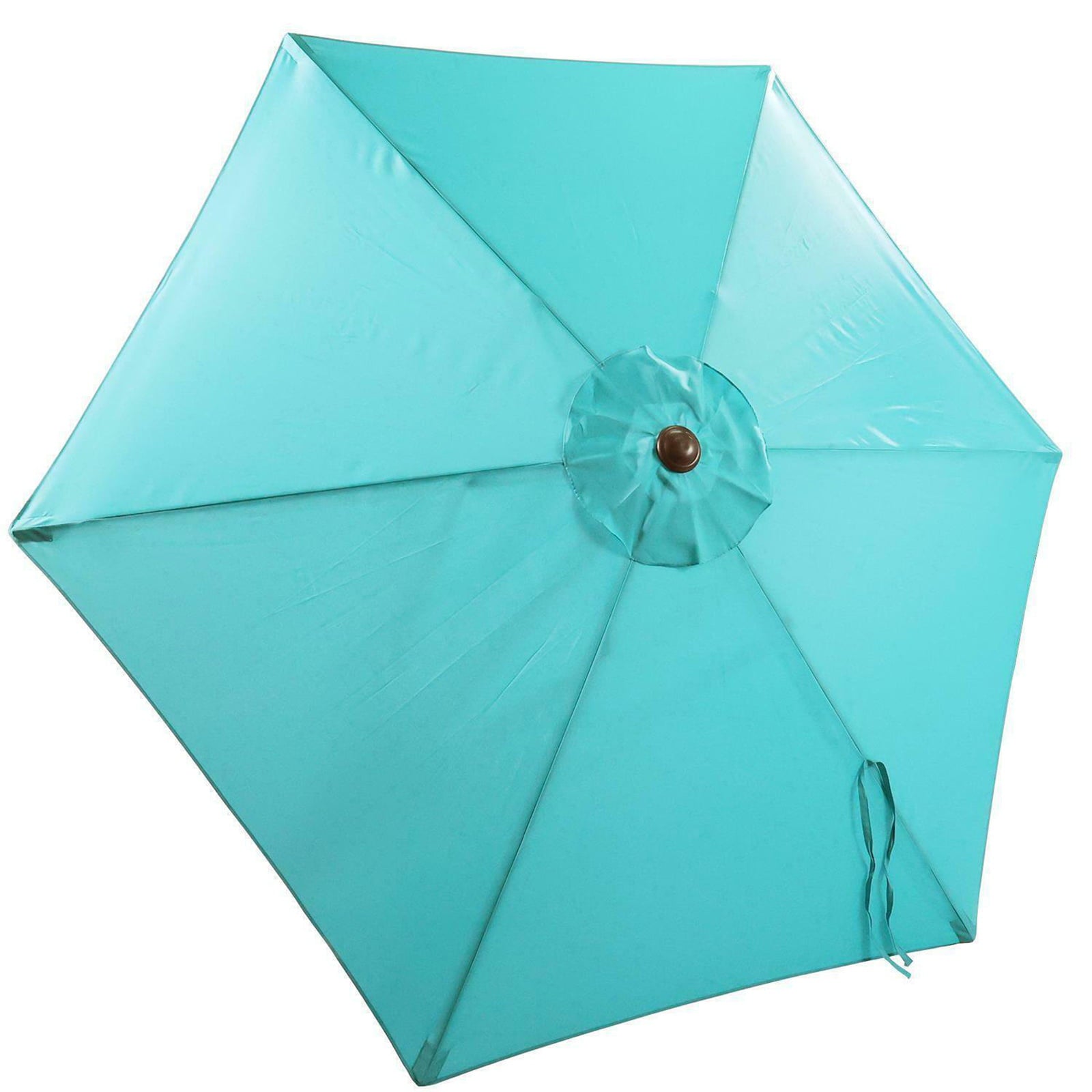 Dcenta 7.5ft Outdoor Patio Umbrella for Inground Pool Balcony Backyard Blue