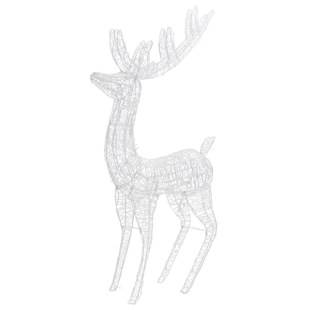 Vidaxl Xxl Acrylic Christmas Reindeers 250 Led 3 Pcs 70.9