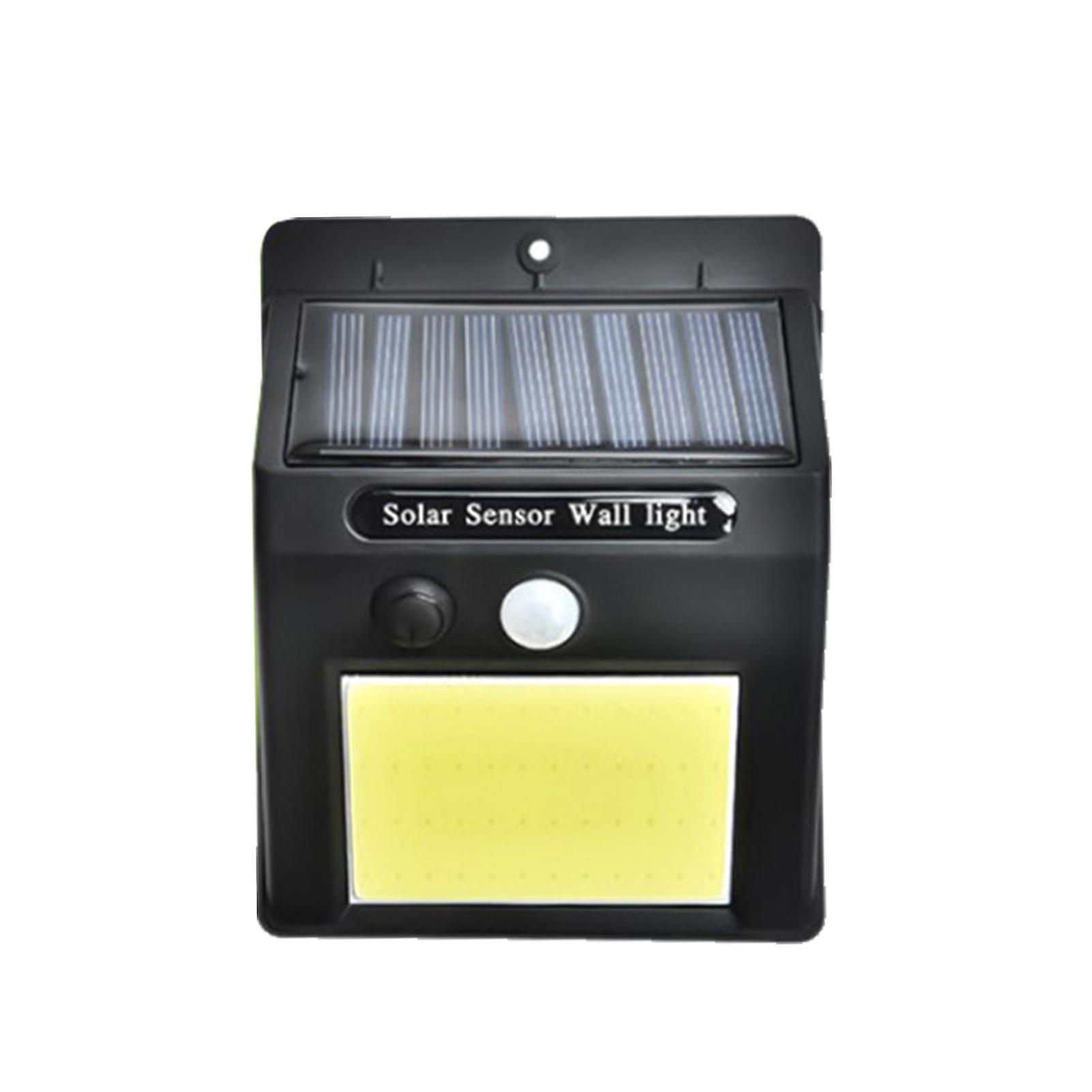 Household Solar Lamp Human Body Sensing Waterproof Solar Outdoor Body Induction Solar Wall Lamp 1200mah For Courtyard Patio Garden Lighting 48led Nigh