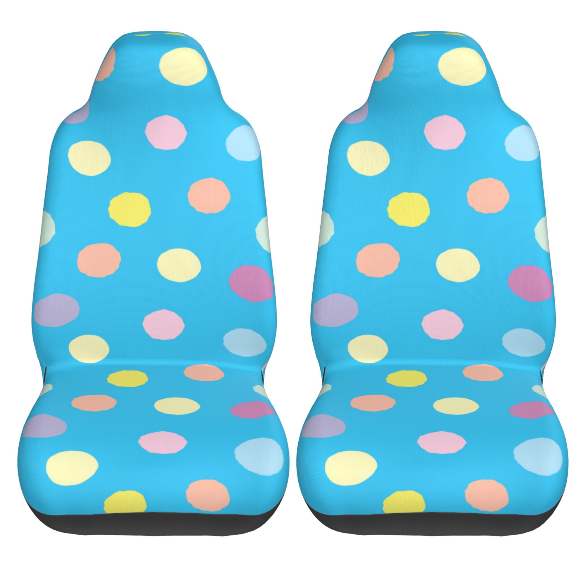 ZICANCN Car Seat Cover Geometric Circle Car Front Seat Covers Protectors ， Automotive Seat Covers for Cars Trucks Suv