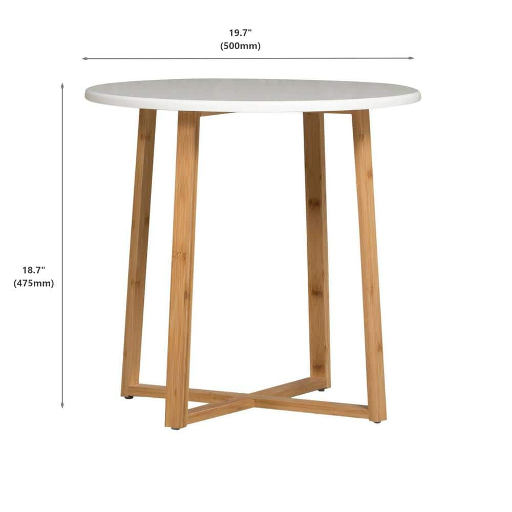 Eccostyle White Short Display Table CBBFT0014WM