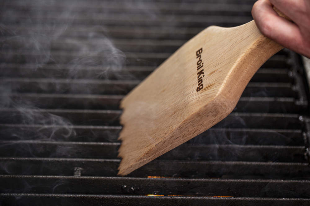 Wood BBQ Grill Scraper