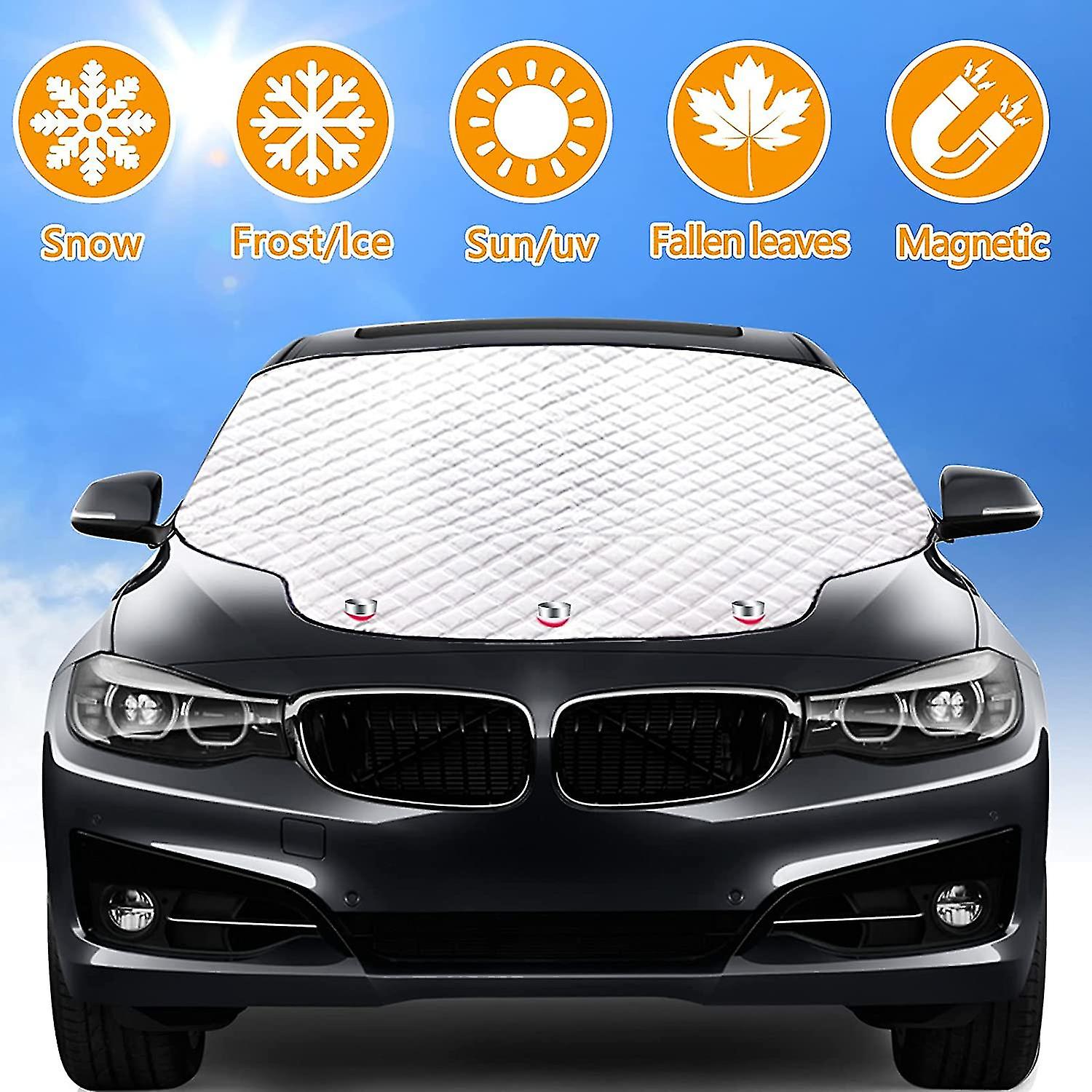 Car Front Windshield， Sun Shade Anti Frost Snow Anti Ice Uv Sun Protection Universal Folding For Car Suv(157 * 126cm)