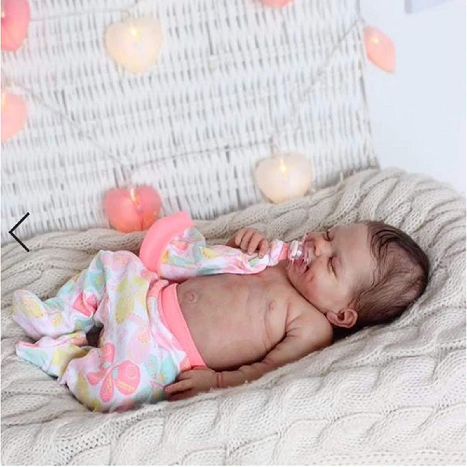 Lifelike Reborn Baby Dolls - 12-inch Baby Soft Body Realistic