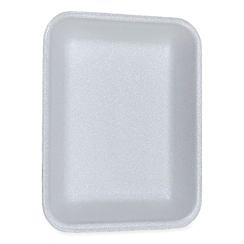 GEN Meat Trays | #3P， 8.7 x 6.6 x 1.1， White， 400