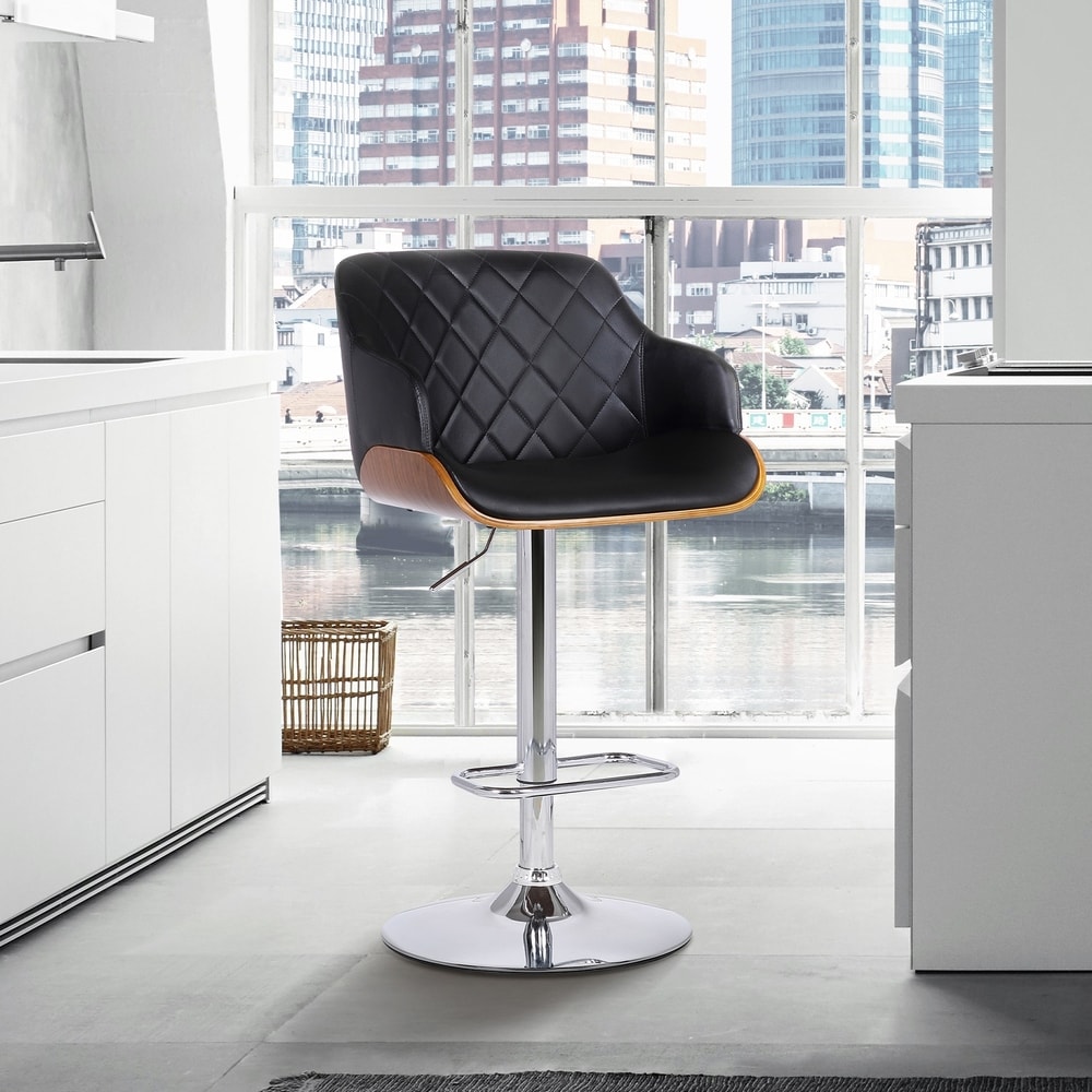 Randy Contemporary Adjustable Barstool