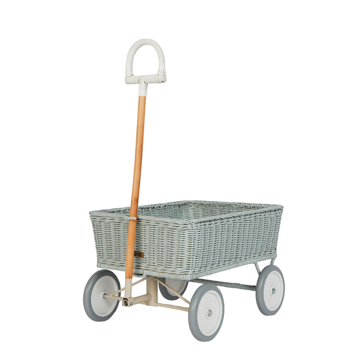 Rattan Wonder Wagon - Vintage Blue by Olli Ella